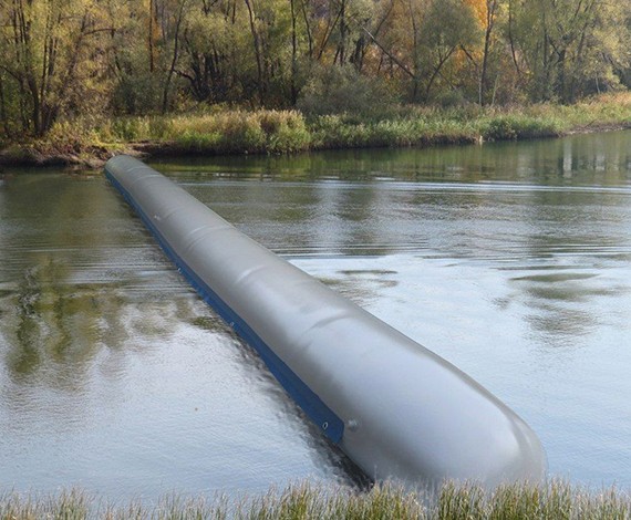 Водоналивные дамбы в Северобайкальске